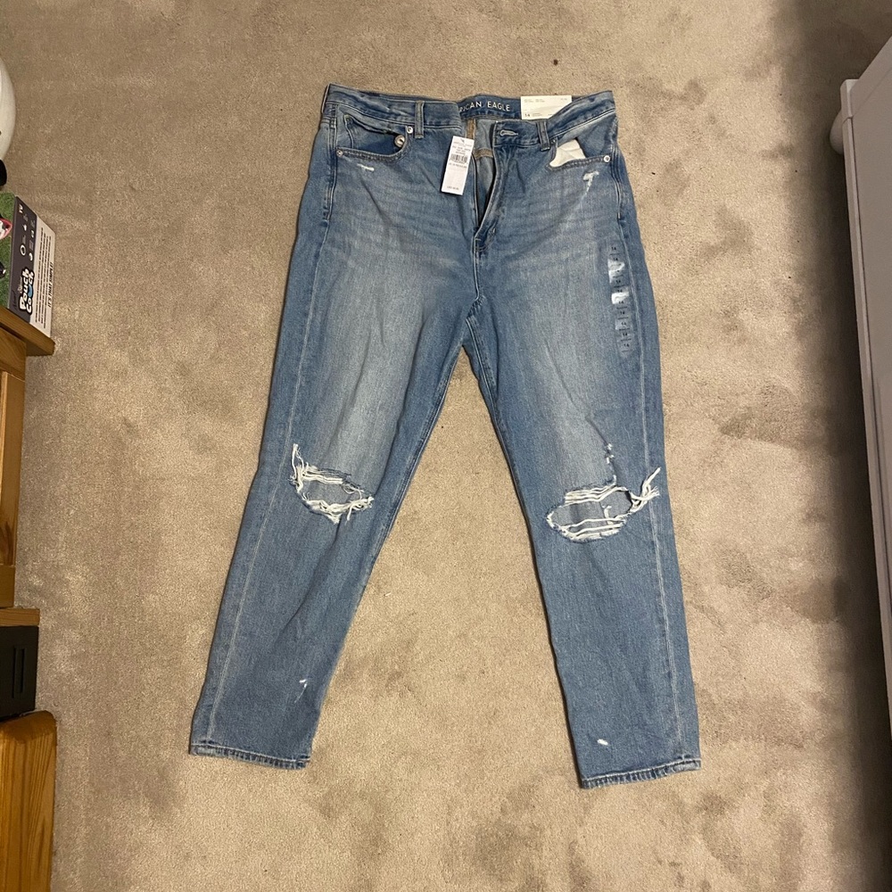 American Eagle Mom Jeans Size 14 BRAND NEW